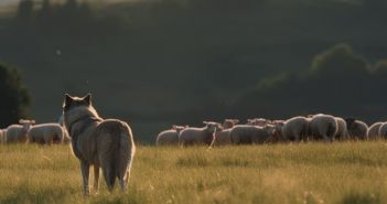 Referenzwerte für Wolfspopulation irrelevant: Herdenschutz als (Foto: AdobeStock - Elisabeth Cölfen 583899007)