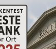 Gesellschaft für Qualitätsprüfung kürt wieder Beste Bank vor (Foto: Gesellschaft für Qualitätsprüfung mbH, 2025)