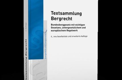 Auflage Textsammlung Bergrecht: Bundes-, Landes-, EU-Vorschriften kompakt (Foto: VDE VERLAG GmbH)